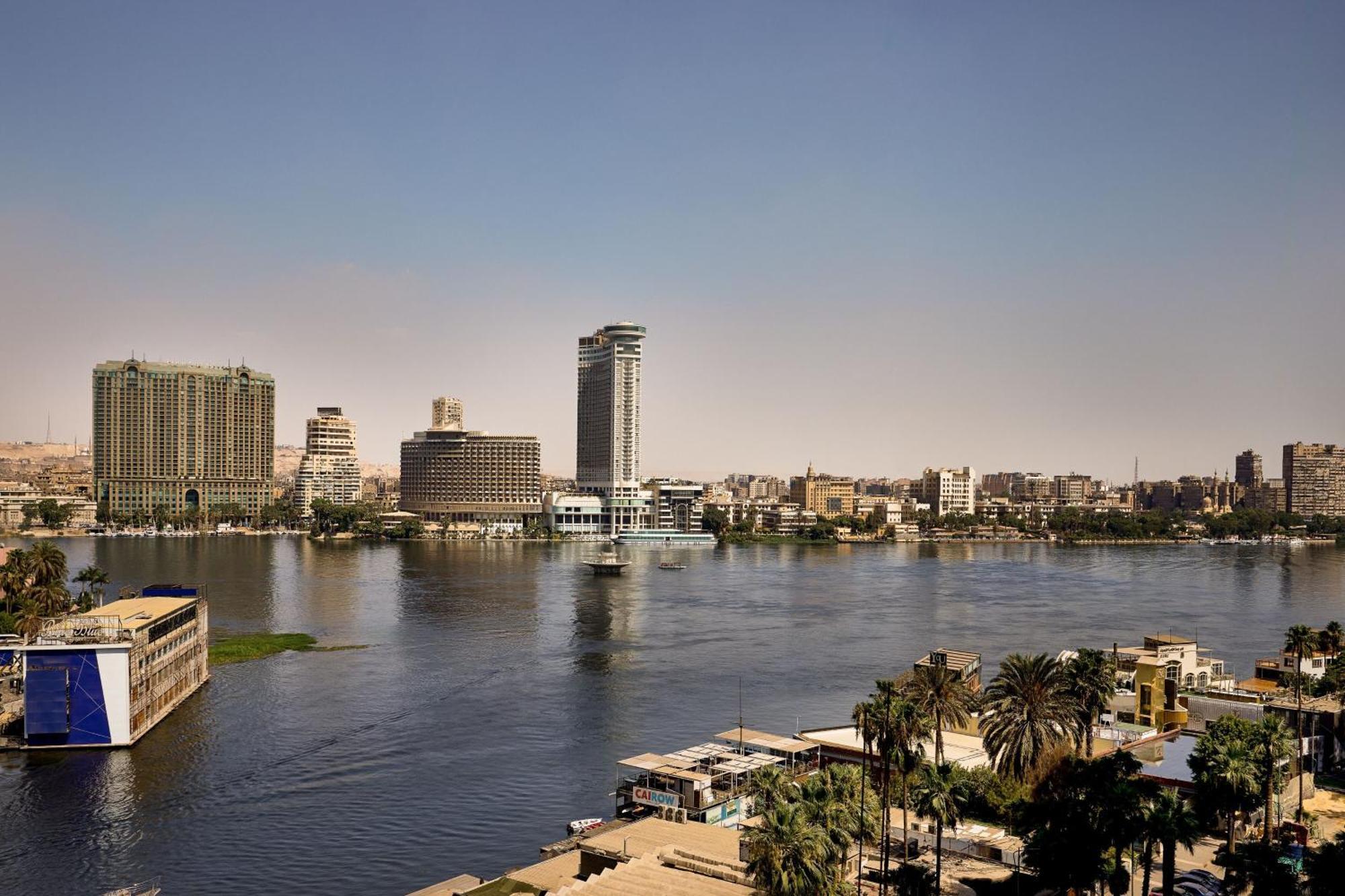 Sheraton Cairo Hotel & Casino Giza Zewnętrze zdjęcie Cairo skyline