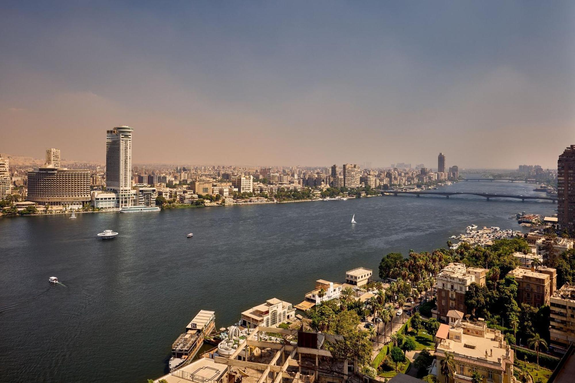 Sheraton Cairo Hotel & Casino Giza Zewnętrze zdjęcie Cairo skyline
